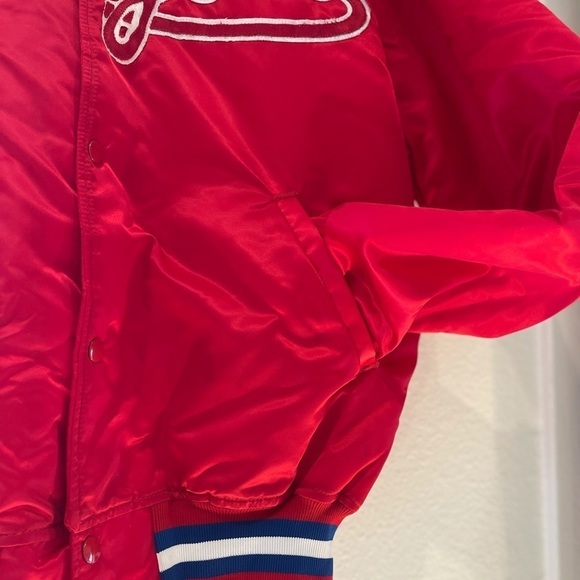 MLB Texas Rangers vintage Starter jacket retro 90s 80s XL Correa Seagar Seager - Picture 6 of 13